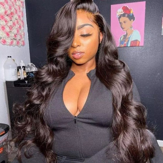 Body Wave HD Lace Front Wig 13*4 Front Body Wave Transparent Lace Frontal Human Hair Wigs