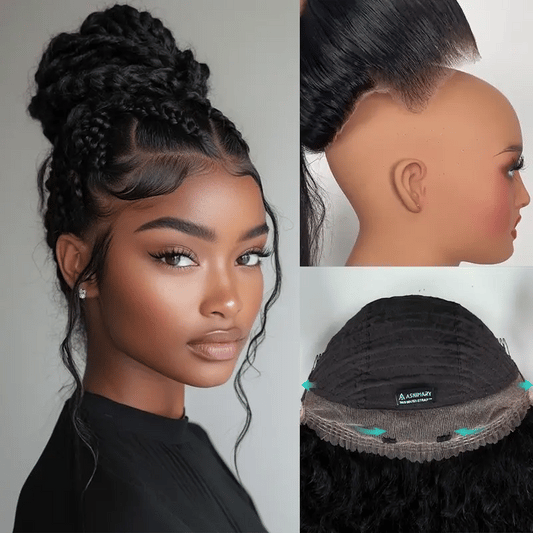 Deep Wave Invisi Strap Snug Fit 360 Transparent Lace Frontal Bleached Knots Pre Cut Lace Wig
