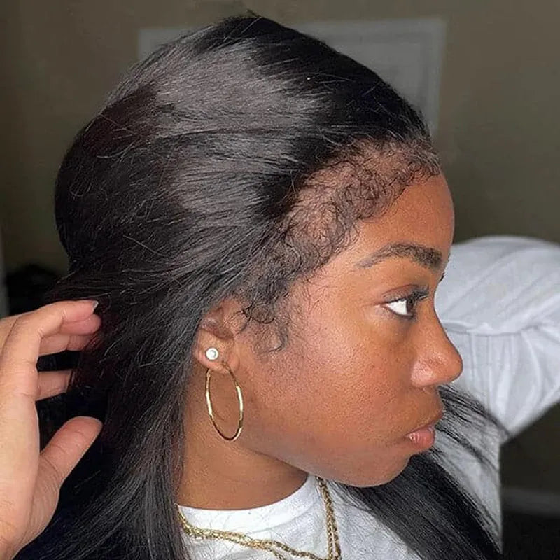 4C Edges BIG FOREHEAD HACK 13x2 Lace Frontal 100% Human Hair