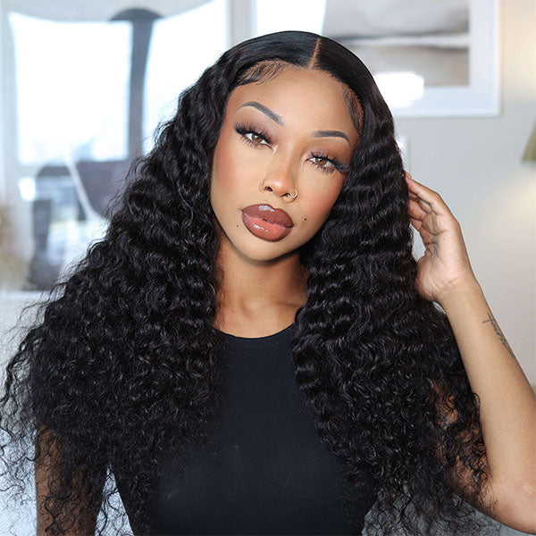 Water Wave Transparent hd Lace Front Wig 13*4 Lace Frontal Brazilian Human Hair