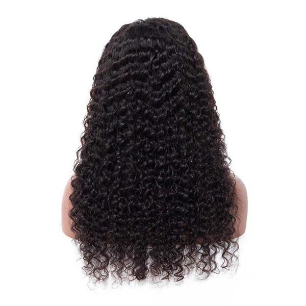 4C Natural Edges Water Wave Hair 13x4 13X6 HD Lace Front Wigs With Realistic Hairline