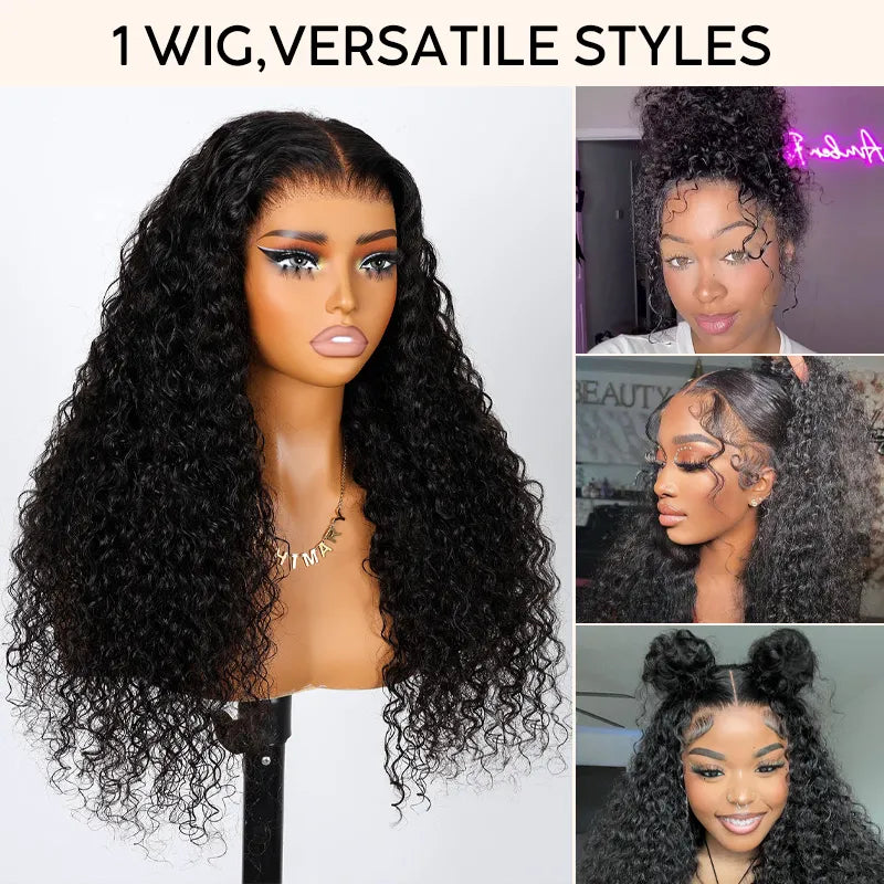 Kinky Curly Invisi Strap Snug Fit 360 Transparent Lace Frontal Bleached  Knots Pre Cut Lace Wig