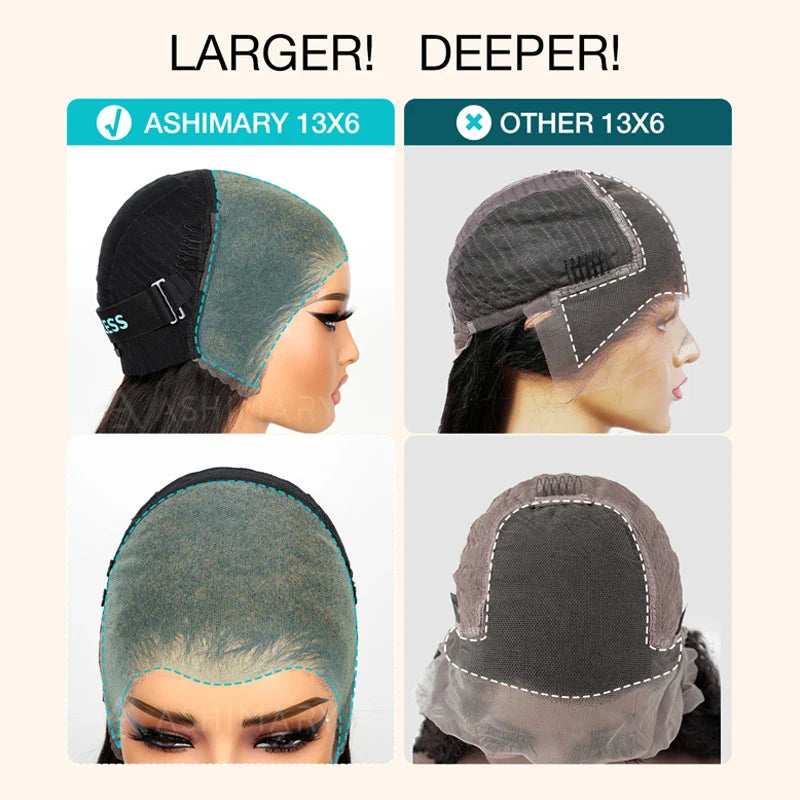 613 Blonde Body Wave Pull Go 13x6 Full Pre-Cut Glueless Lace Front Wig Brazilian Human Hair