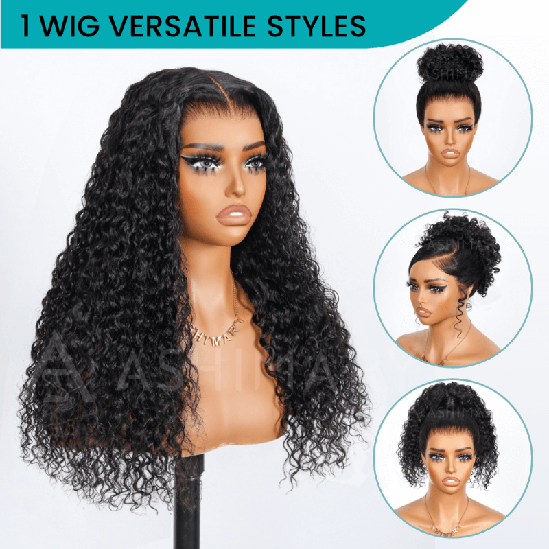 Deep Wave Invisi Strap Snug Fit 360 Transparent Lace Frontal Bleached  Knots Pre Cut Lace Wig