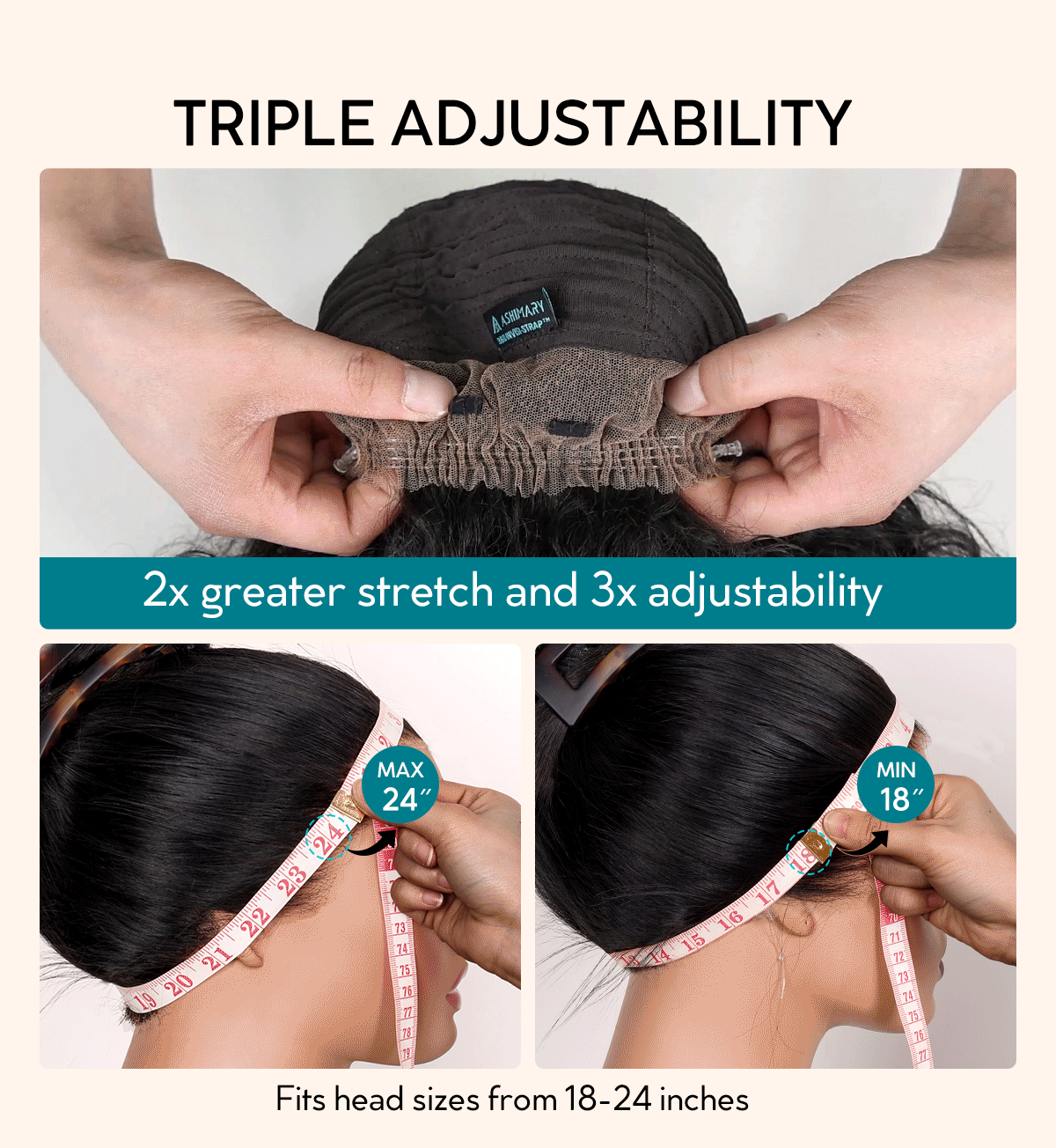 Upgrade Glueless Invisi Strap 360 Skin Lace Frontal 613 Blonde Straight Wig No Gel Stable Put on & Go Wigs