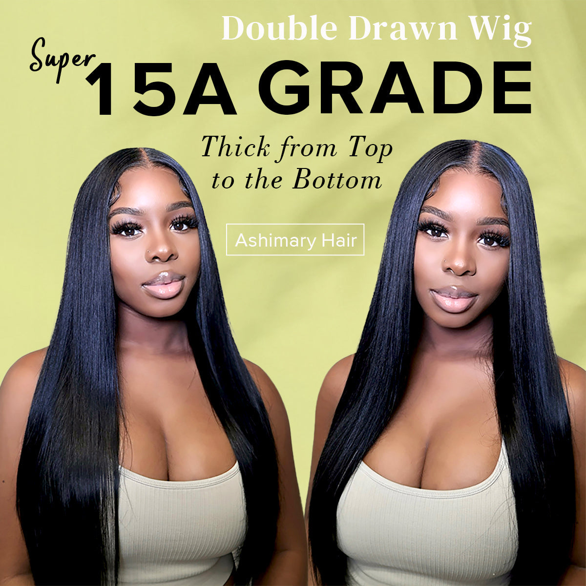 Best 15A Double Drawn Transparent HD 13*4 Lace Front Wig Straight Human Hair