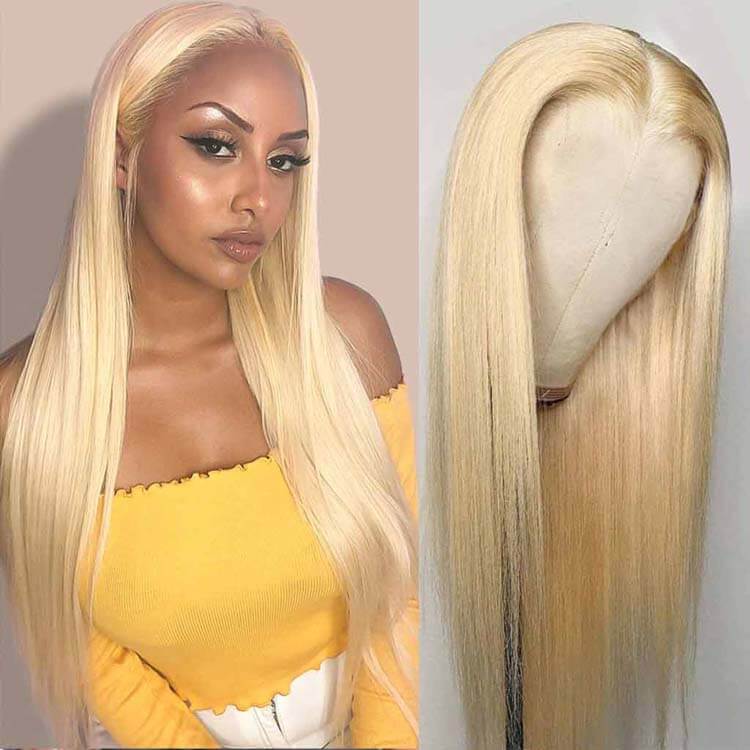 613 Blonde Transparent HD Lace Front Wigs 13*4 Frontal Brazilian Ashimary Human Hair