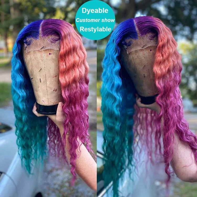 Invisible HD Lace 613 Blonde 13x4 Lace Front Straight Human Hair Wig Pre-plucked