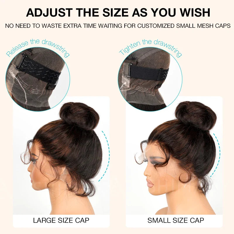 Highlight Straight Hair Parting Max Full Lace Frontal with Invisi Strap Pre Bleached & Plucked Wig