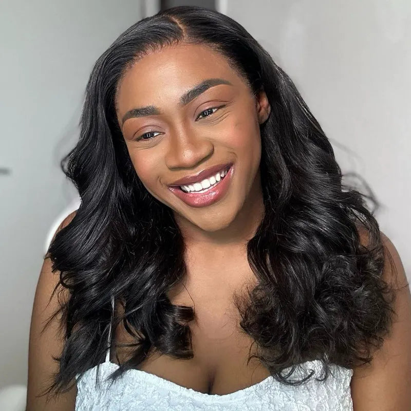 Bouncy Ocean Wave Hairstyles 13x4 Lace Frontal Wigs With Gorgeous Curl Pattern
