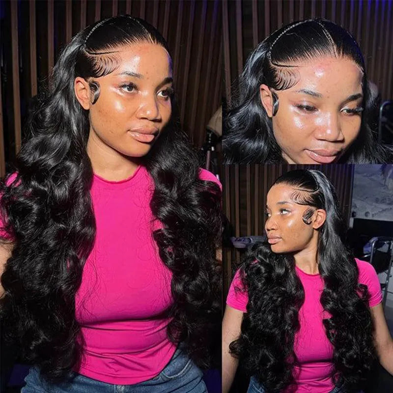Pre-Braided Glueless Put On & Go 10x6 Parting Max Lace Frontal Wig Advance Baby Hair Pre-Everything Human Hair Braids Straight Hairstyle