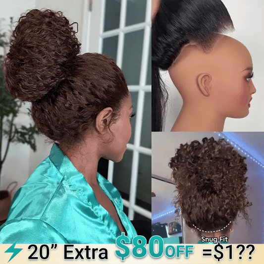 Chocolate Brown Water Wave Invisi Strap Snug Fit 360 Melting Lace Frontal Bleached Knots Glueless Lace Wig