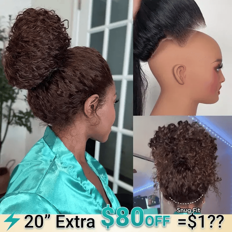 Chocolate Brown Water Wave Invisi Strap Snug Fit 360 Melting Lace Frontal Bleached Knots Glueless Lace Wig