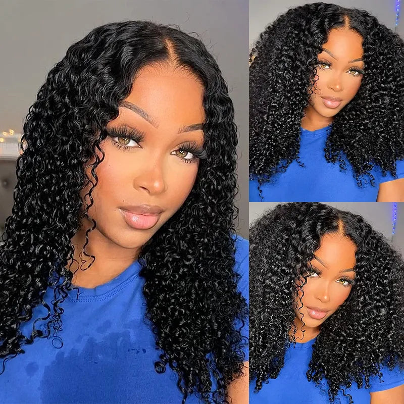 Pull Go Wig | Glueless Bob V Part Wig Beginner Friendly Natural Scalp Thick Human Hair