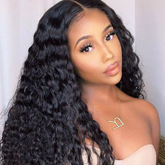 Fabulous Throw on & Go Deep Wave 13x4 HD Transparent Lace Easy Beginner Wig With Pre Bleach Knots & Pre-cut lace