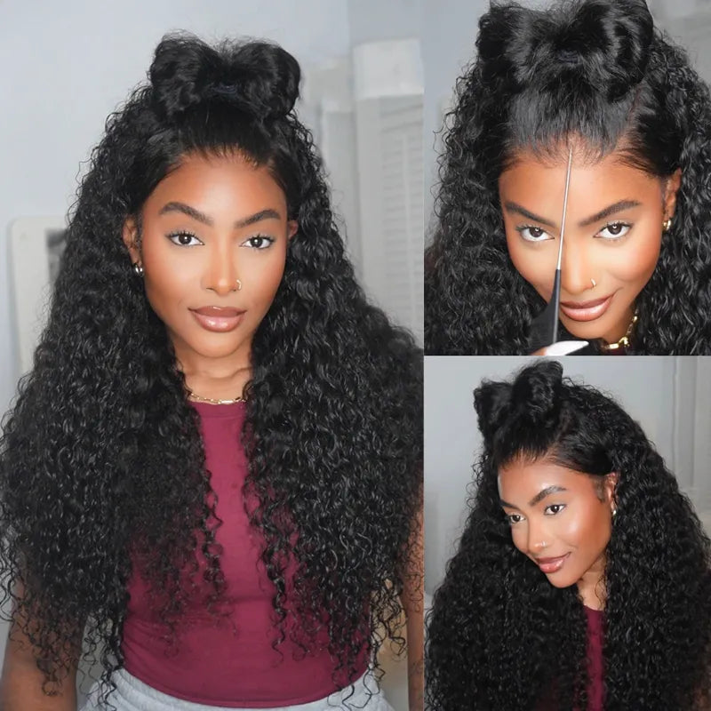 Ashimary Water Wave 10x6 Parting Max Glueless Bye Bye Knots Wig Pre Cut Lace Wigs