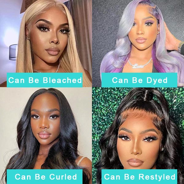 Super Natural Glueless Ready To Wear 6x4.5 HD Lace Straight Wig Pre Plucked Hairline & Bleached Knots & Pre-cut Lace