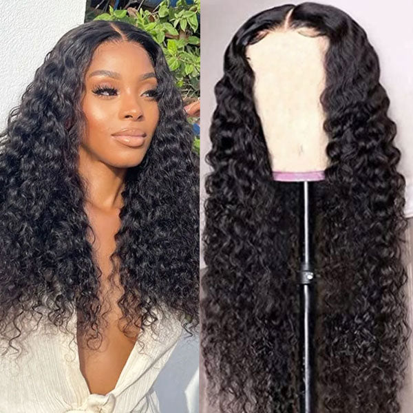 Romantic Bohemian Wear And Go Water Wave 13X4 HD Frontal Ready to Wear Wig With Pre Bleach Knots & Plucked Hairline & Pre-cut lace