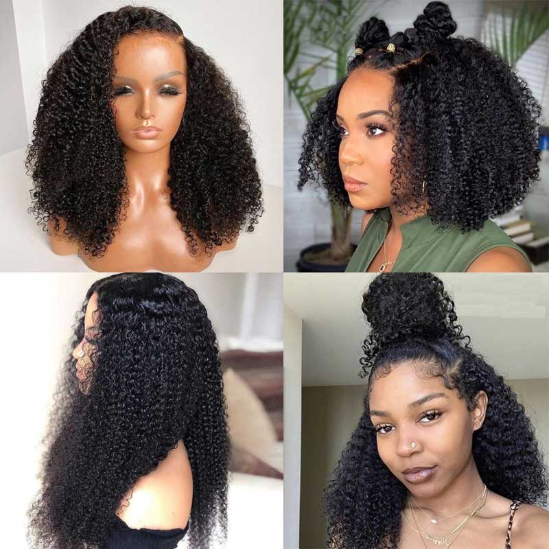 Kinky Curly 13x4 & 5x5 HD Transparent Lace Wig