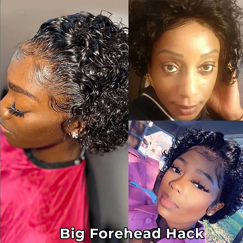 4C Edges BIG FOREHEAD HACK 13x2 Lace Frontal 100% Human Hair