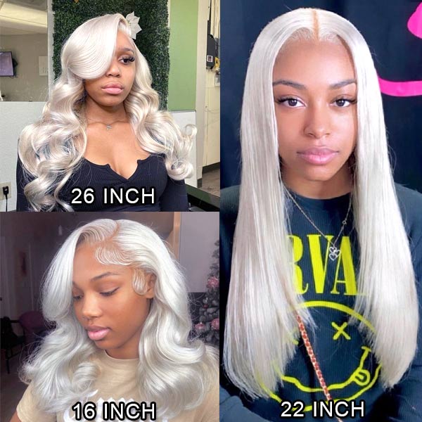 White HD Transparent 13*4 13*6 Full Lace Front Wigs Ashimary Human Hair