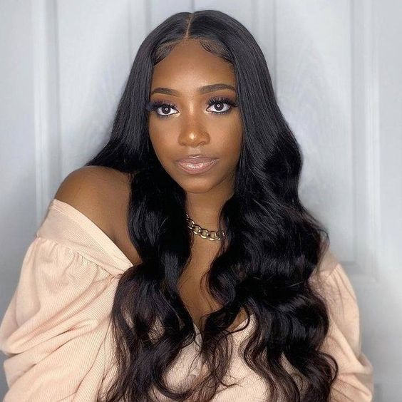 Glueless 5*5 HD Lace Closure Wig Body Wave Transparent Lace Human Hair Wigs Ashimary