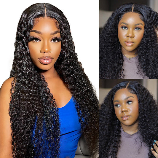 Fabulous Throw on & Go Deep Wave 13x4 HD Transparent Lace Easy Beginner Wig With Pre Bleach Knots & Pre-cut lace