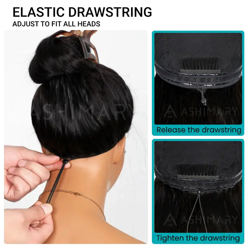 Yaki Straight Layered Wig 6x4.5 Lace Closure Short Pixie Cut Wig for Black Women Silk Press Human Hair Bob Wig