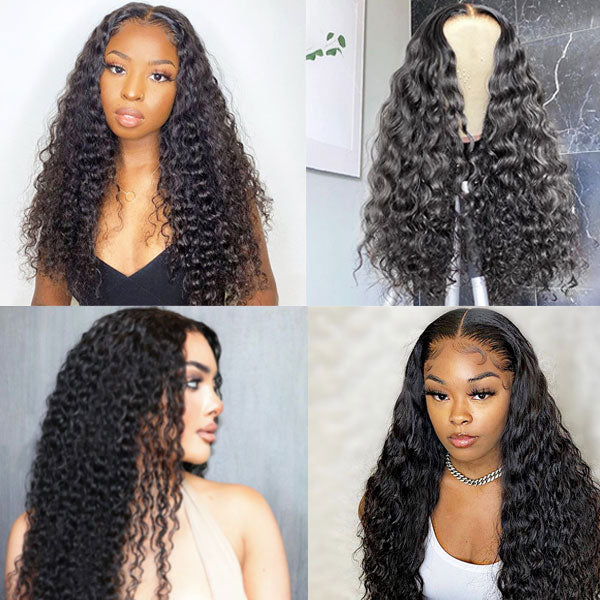 Fabulous Throw on & Go Deep Wave 13x4 HD Transparent Lace Easy Beginner Wig With Pre Bleach Knots & Pre-cut lace