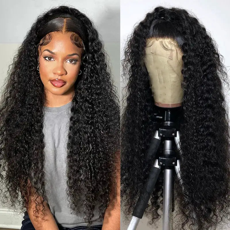 Jerry  Curly 360 Lace Front Wig 100 Human Hair For Women