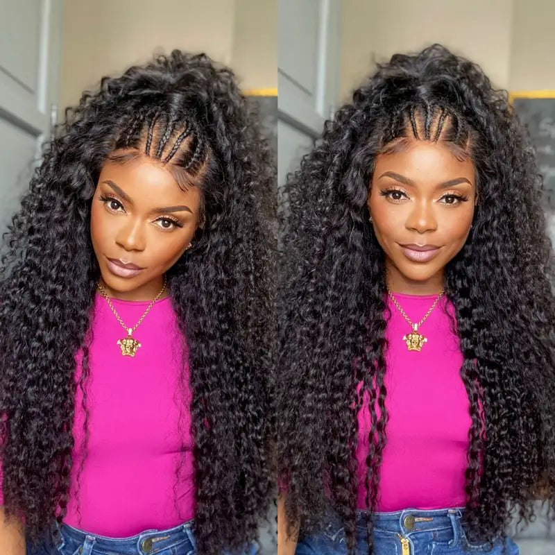 Kinky Curly Invisi Strap Snug Fit 360 Transparent Lace Frontal Bleached  Knots Pre Cut Lace Wig