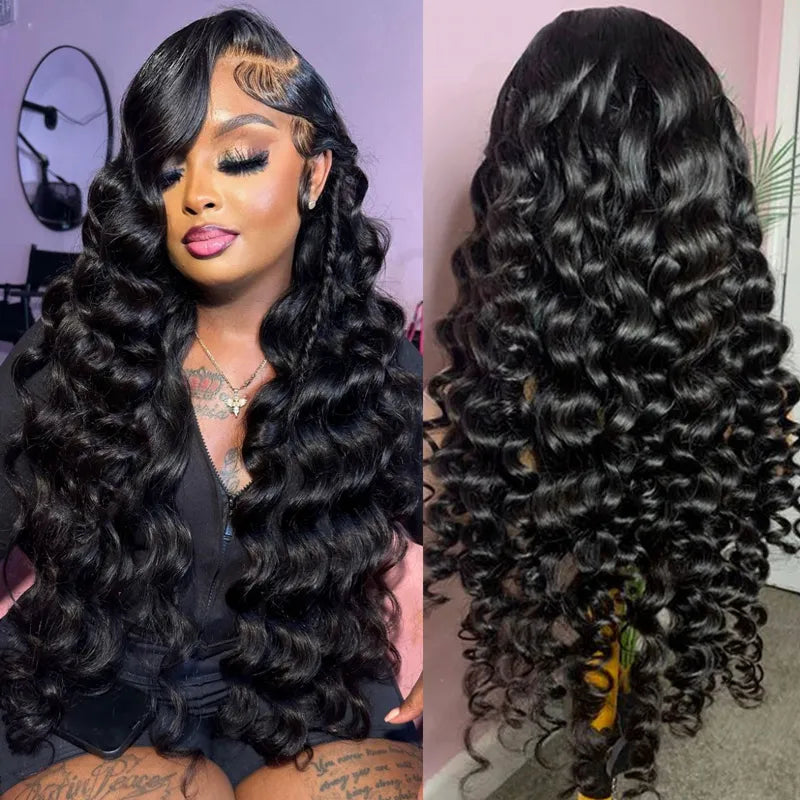 Loose Wave 13x4 13x6 Lace Frontal Wig 14A Brazilian Virgin Human Hair