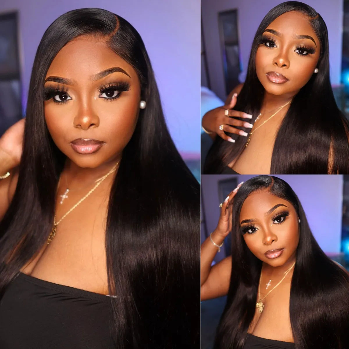 Ashimary 10x6 Parting Max HD Lace Glueless Single Grid Single Strand Wig Straight Wear & Go Wigs